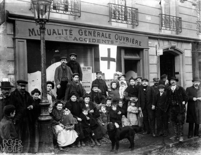 Militants de la Mutualité Sociale Ouvrière (vers 1900)