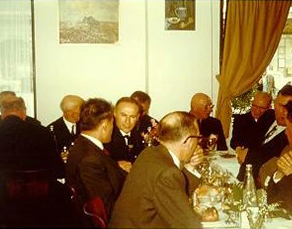 Repas de l'AG constitutive, le 30 avril 1960 à Niort
