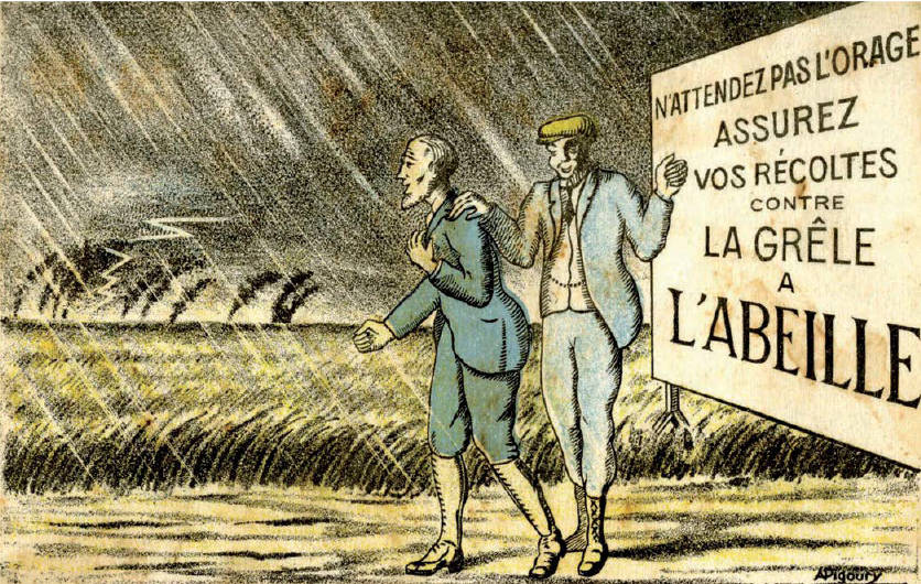 Réclame de l'Abeille dans les années 1930