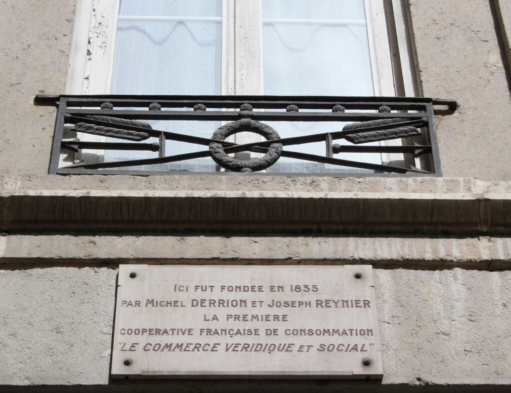Coopérative pour le commerce véridique et social - Lyon 1835