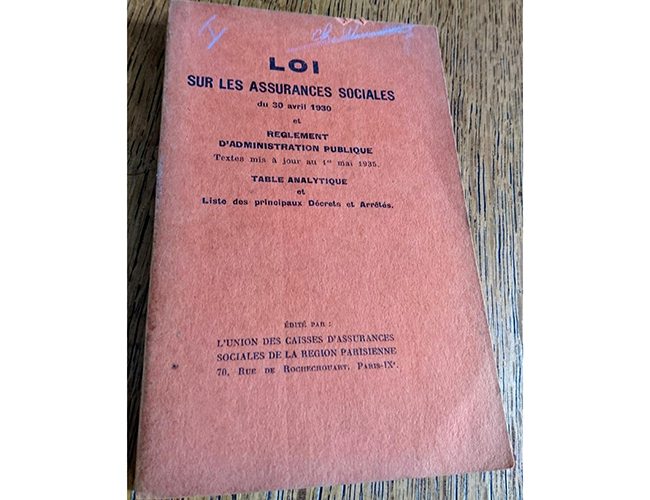 Loi sur les Assurances Sociales - Musée de l’assurance maladie