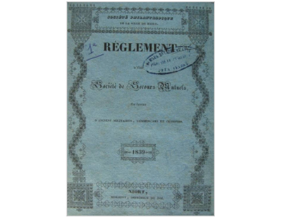 Règlement de la Société philanthropique de Niort