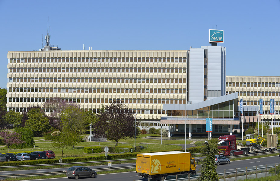 Siège social de la Maaf à Chauray, près de Niort