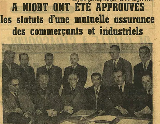 Card- Statuts de la Macif approuvés- Nouvelle république 23 novembre 1959