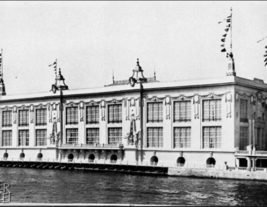 Card - Exposition universelle de 1900-Paris-Palais de l_Economie Sociale et des Congres
