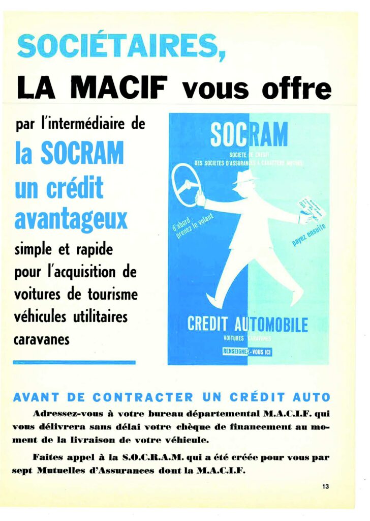 Publicité pour la Socram, Bonne Route n° 7 - septembre 1970