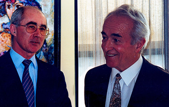 Photo : de gauche à droite : Jean-Paul Challet et Jean Dupont