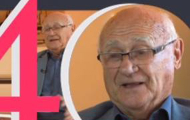 Image de Jacques Vandier avec un 40 - Extrait du film réalisé lors des 40 ans du Fonso, en 2014
