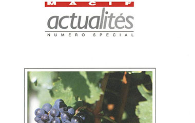 Image de la première page de couverture Spécial vignobles - Macif actualités - Février 1989