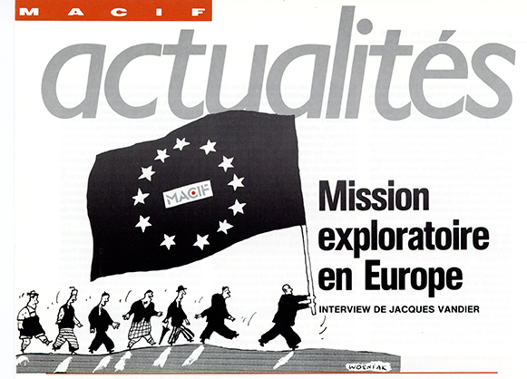Mission exploratoire en Europe - Macif actualités n°7 - Novembre 1988