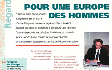 Image article Euresa -Pour une Europe des hommes - Bonne Route n° 0 - juillet 1994