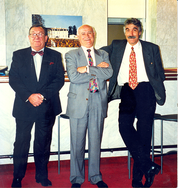 Photo : de gauche à droite : Jean Simonnet, Jacques Vandier et Gérard Andreck