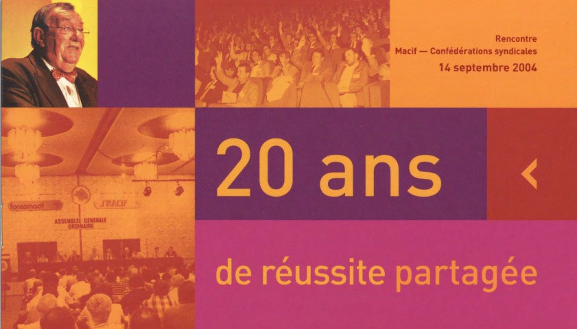 Image Plaquette 20 ans de réussite partagée - 14 septembre 2004
