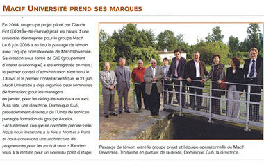 Image article Macif Université prend ses marques