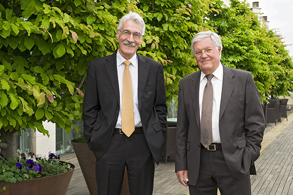 Photos de g. à dr. : Gérard Andreck, président, et Roger Iseli, directeur général