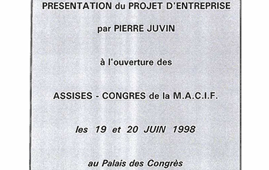 Image : Présentation du projet d'entreprise par Pierre Juvin