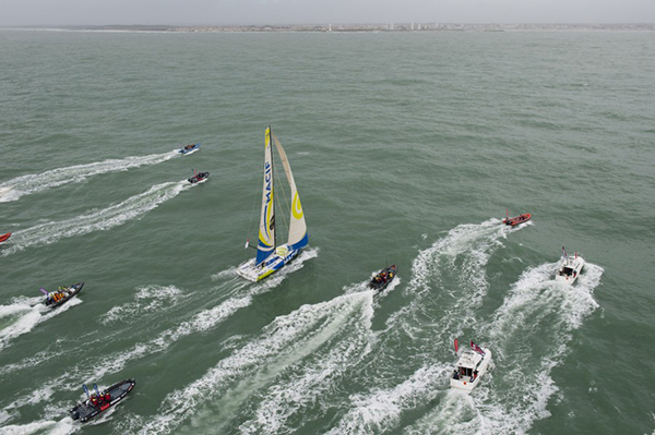 François Gabart - Arrivée Vendée-globe