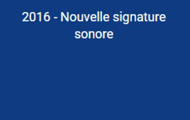 Vignette bleue : nouvelle signature sonore
