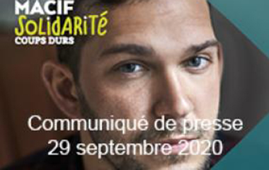 Vignette communiqué de presse Macif Solidarité Coups durs - 29 septembre 2020