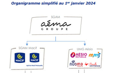 Image organigramme simplifiée Aéma Groupe