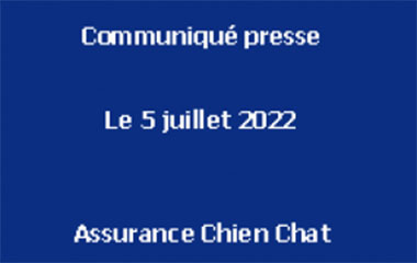 Vignette bleue indiquant le communiqué de presse du 5 juillet 2022